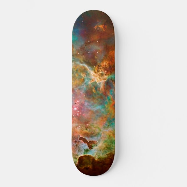 Carina Nebula i Argo Navis-konstellationen Mini Skateboard Bräda 18,7 Cm (Framsida)
