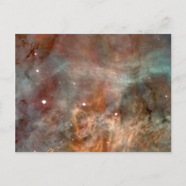 Carina Nebula Marble Titta NASA Vykort (Framsida)