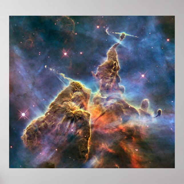 Carina Nebula "Mystic Mountain" Poster (Framsidan)
