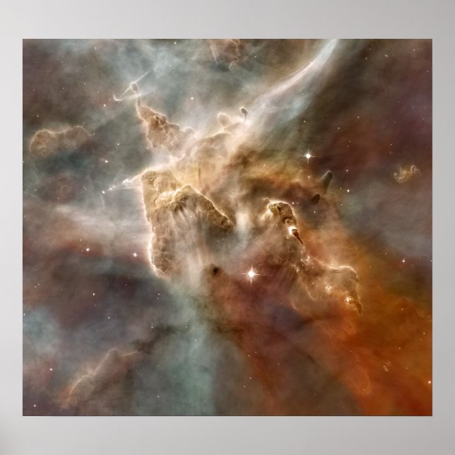 Carina Nebula NGC 3372 NASA Poster (Framsidan)