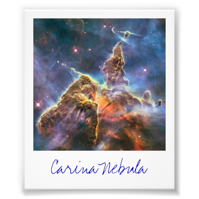 Carina Nebula Photo Fototryck (Framsidan)