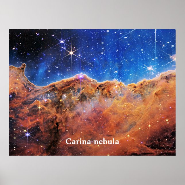 Carina nebula poster (Framsidan)