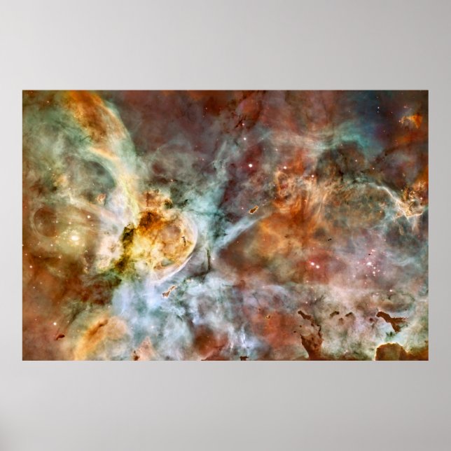 Carina Nebula Print Poster (Framsidan)