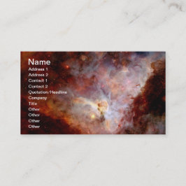 Carina Nebula Southern Hemisphere Visitkort