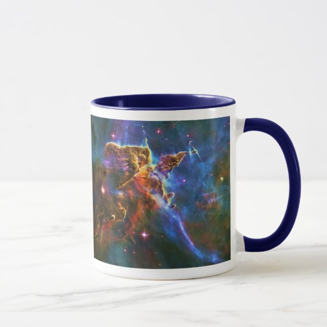 Carina Nebula, Star Forming Gas Cloud Sculpture Mugg (Höger)