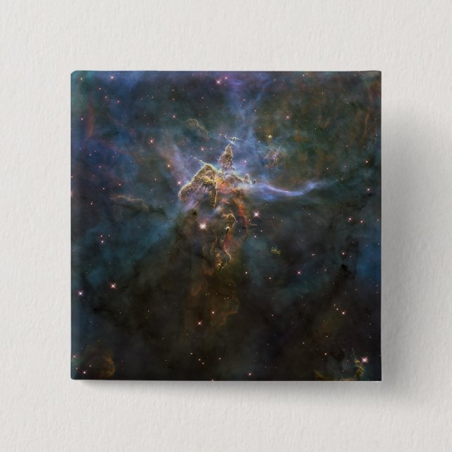 Carina Nebula Star-forming Pillars Knapp (Framsida)