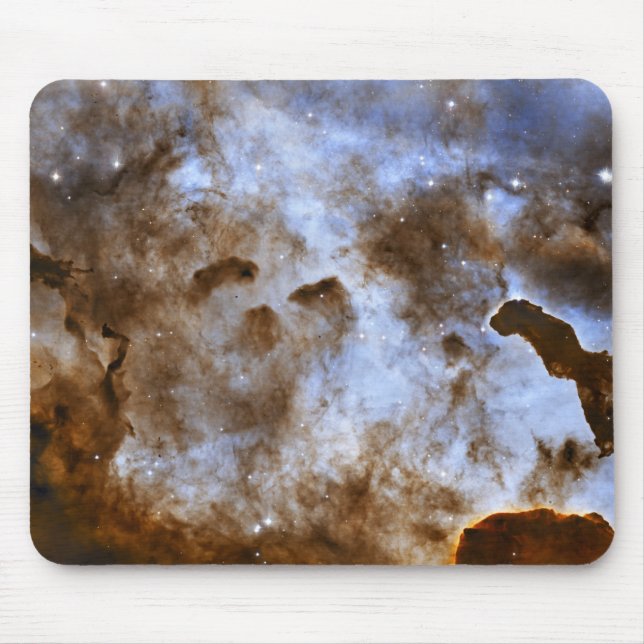 Carina Nebula Star-Forming Pillars Musmatta (Framsidan)