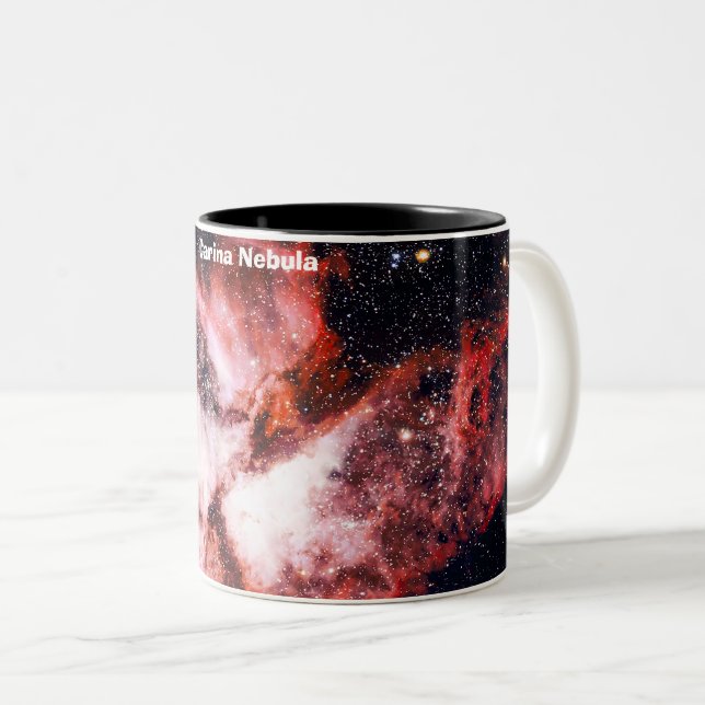 Carina Nebula Två-Tonad Mugg (Framsida höger)