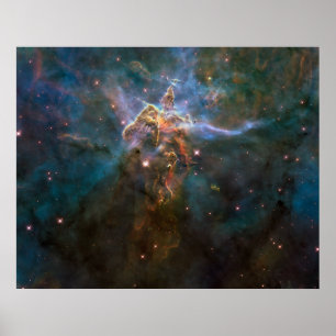 Carina Nebulaaffisch - 20 år av Hubblen Poster