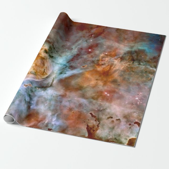 Carina-nebulosan NASA Hubble-teleskopet rymdfoto Presentpapper (Utrullad)