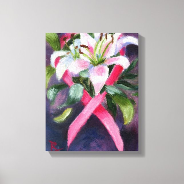 Caring Breast Cancer Awareness Canvas (Framsida)