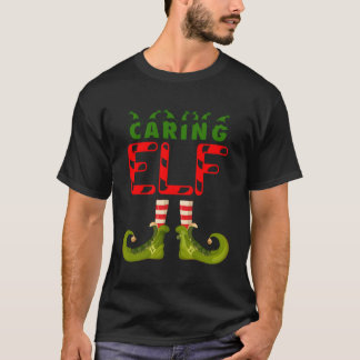 Caring Elf Funny Group Matching Family Pajamas for T Shirt