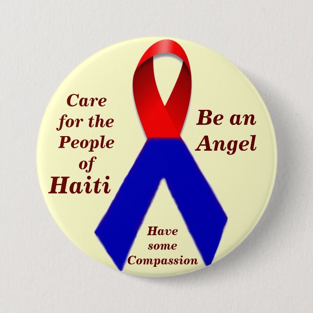 Caring for Haiti_ Button Knapp (Framsida)