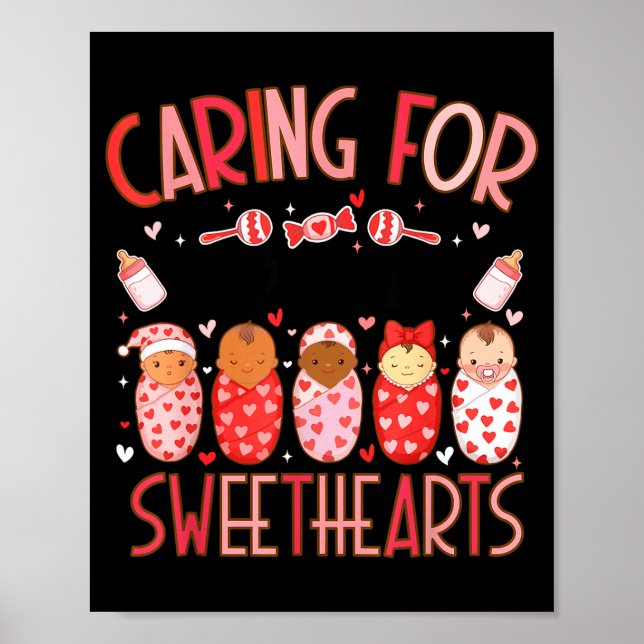 Caring For The Cutest Sweethearts Nicu Nurse Valen Poster (Framsidan)