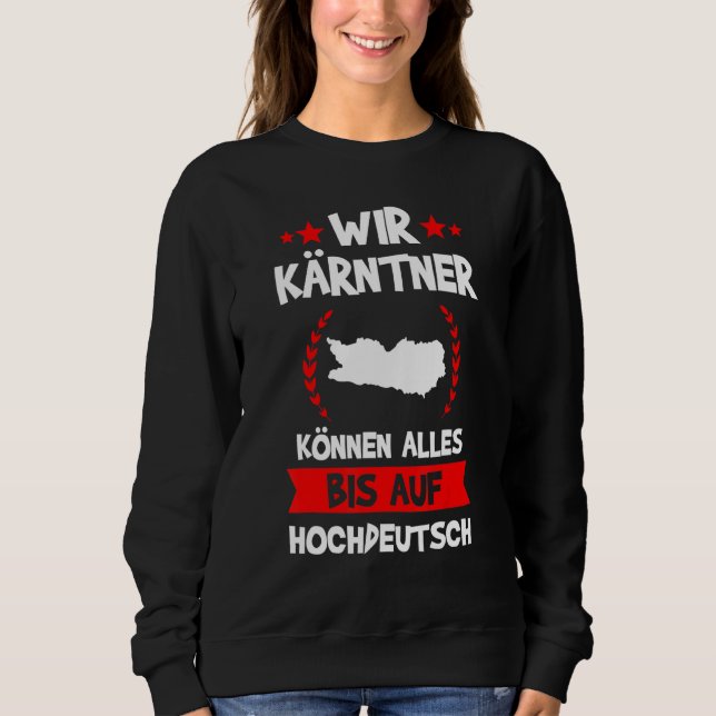 Carinthia Kärtner Österrike T Shirt (Framsida)