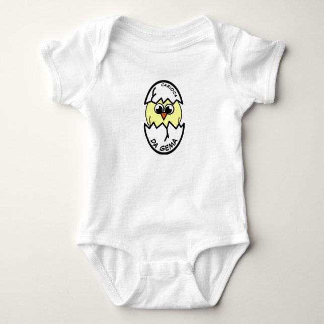 Carioca da Gema Baby Bodydräkt T Shirt (Framsida)
