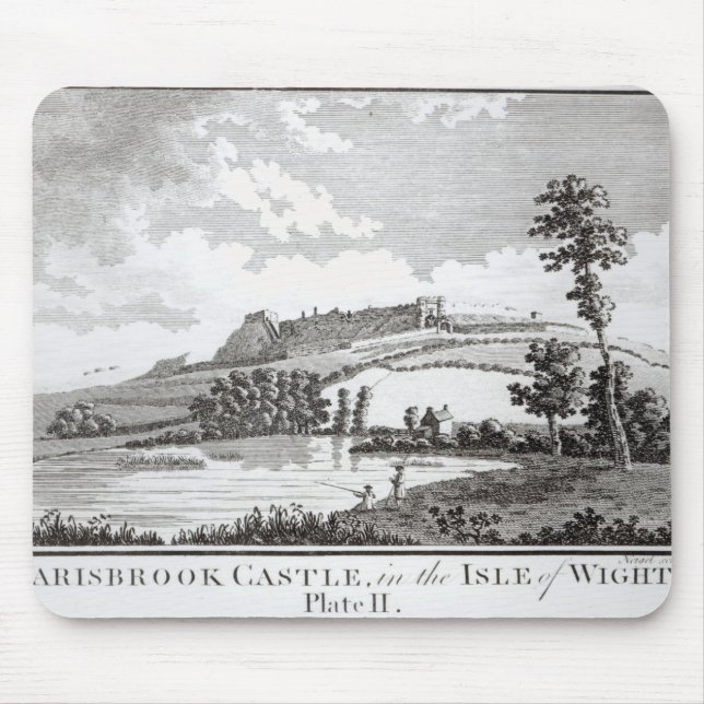 Carisbrook slott, i islen av wighten musmatta (Framsidan)