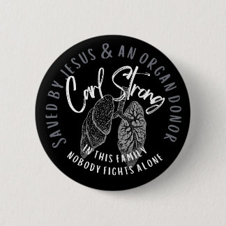 Carl Allison Saved by Organ Donor Button Knapp