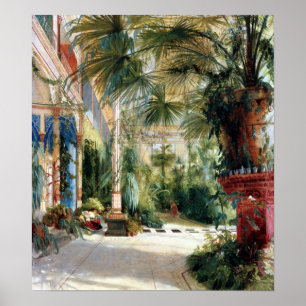Carl Blechen Insida vid Handflatan House Poster