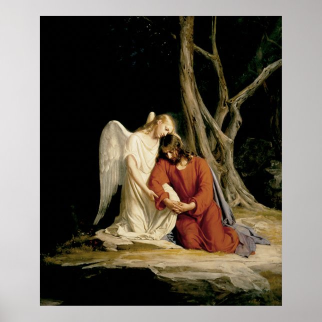 Carl Bloch Angel & Jesus Poster (Framsidan)