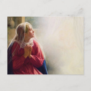 Carl Bloch Annunciation Vykort