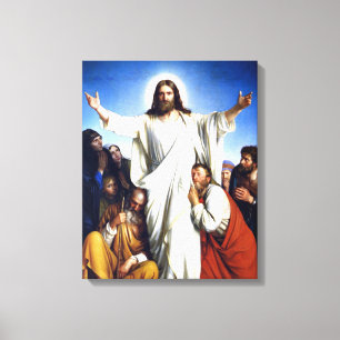 Carl Bloch artwork, Christus Colsulator Canvastryck