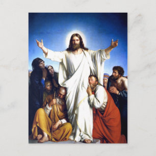 Carl Bloch artwork, Christus Colsulator Vykort