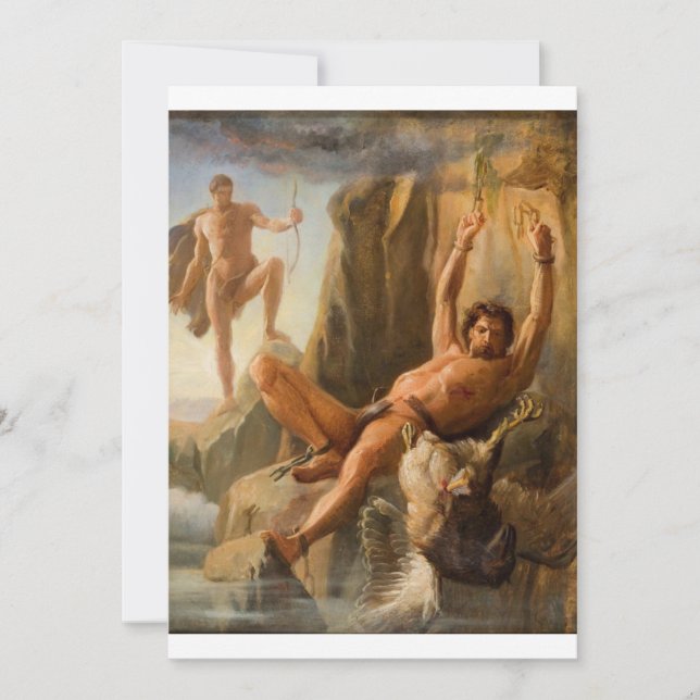 Carl Bloch - Prometheus' Befreiung Inbjudningar (Framsida)