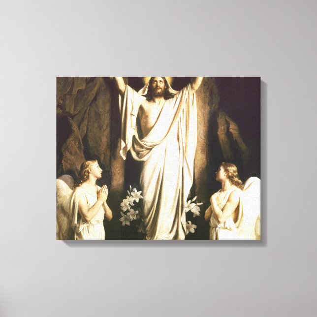 Carl Bloch - rekurering av Kristus Canvastryck (Framsida)