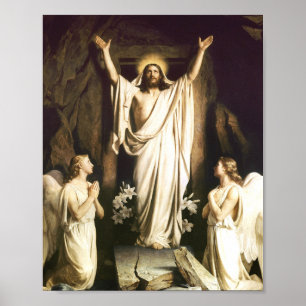 Carl Bloch - rekurering av Kristus Poster
