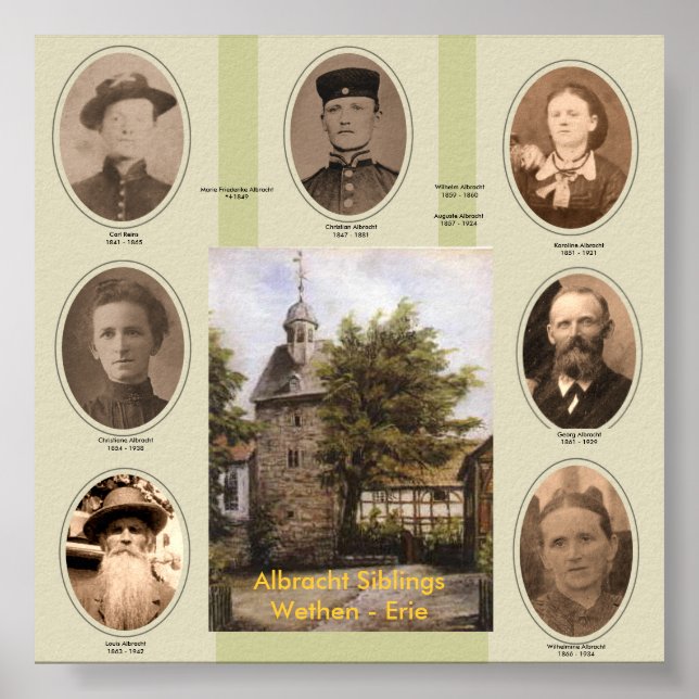 Carl, Christian, Christiane, Georg, Karoline, W.. Poster (Framsidan)