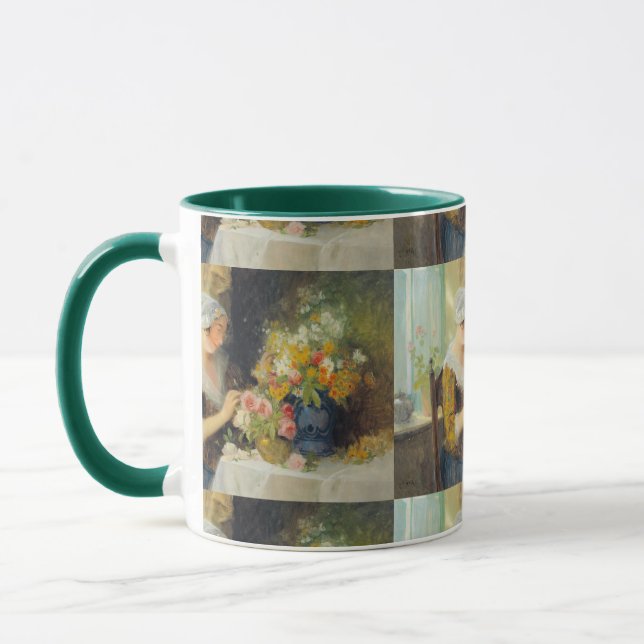 Carl Duxa Vintage Arrange Flowers Mugg (Vänster)