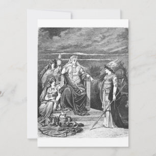 Carl Emil Doepler - Frigg och hennes biträdande me Inbjudningar