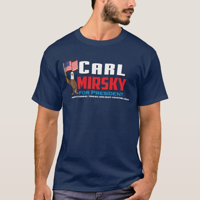 Carl för ordförande t shirt (Framsida)