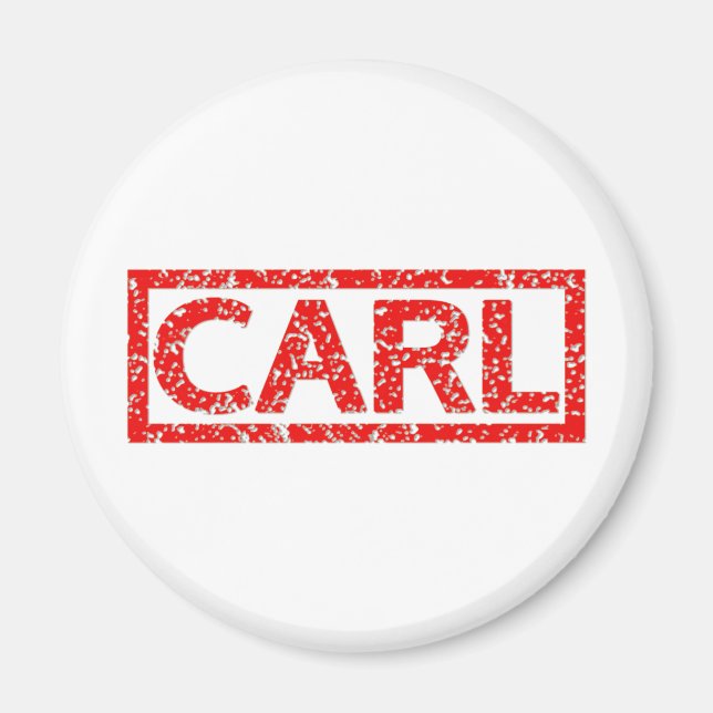 Carl Frimärke Magnet (Framsidan)