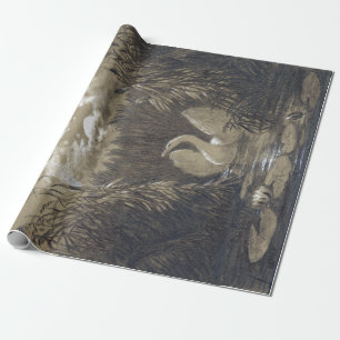 Carl Gustav Carus en svan bland vasserna Presentpapper