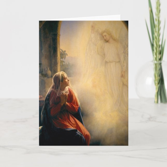 Carl Heinrich Bloch - annunciationen Helgkort (Framsida)