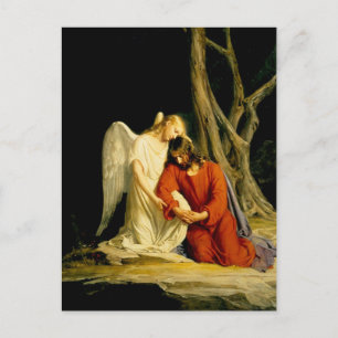 Carl Heinrich Bloch - Gethsemane Vykort