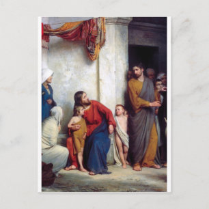 Carl Heinrich Bloch - Suffer Barnen Vykort