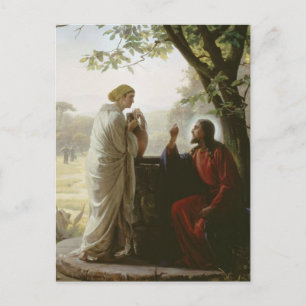 Carl Heinrich Bloch - Woman på brunnen Vykort