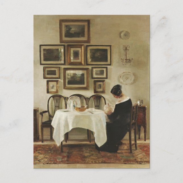 Carl Holsøe Mor och barn CC0570 vykort (Framsida)