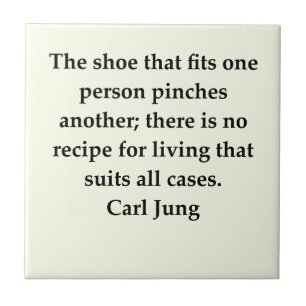 Carl Jung citationstecken Kakelplatta