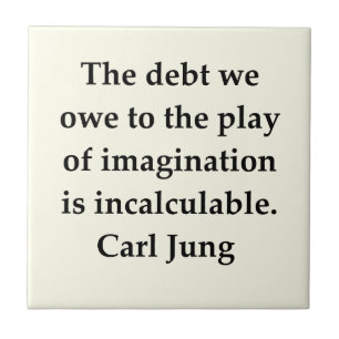 Carl Jung citationstecken Kakelplatta