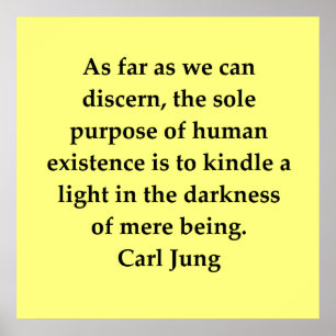 Carl Jung citationstecken Poster