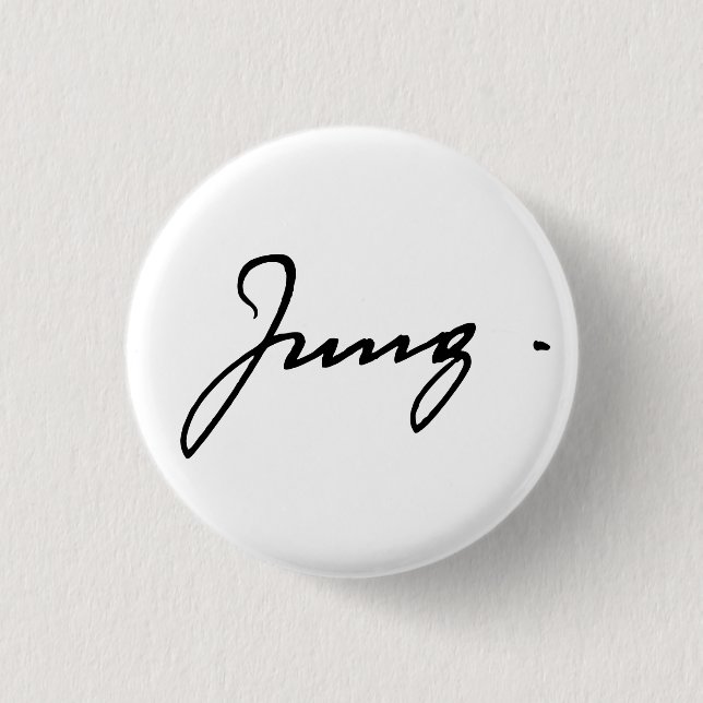 Carl Jung namnteckning Knapp (Framsida)