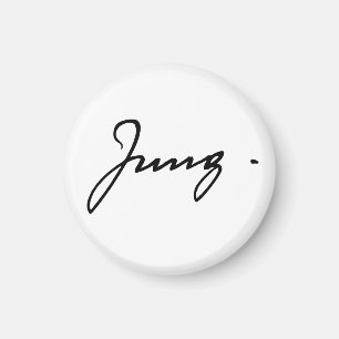 Carl Jung namnteckning Magnet