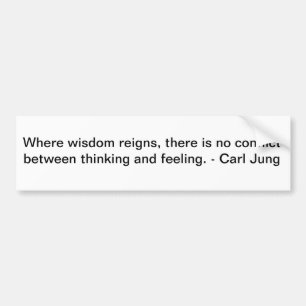 Carl Jung on Wisdom Bildekal
