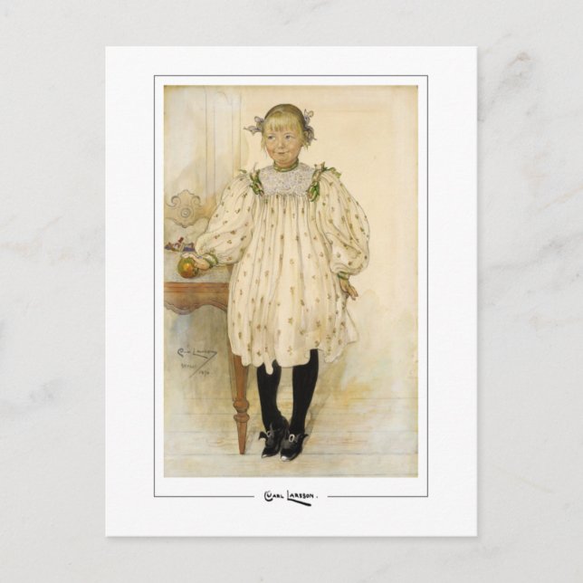 Carl Larsson #107 - Finkonst vykort (Framsida)