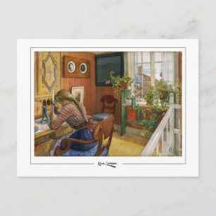 Carl Larsson #10 - Fine Art Postcard Vykort