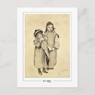 Carl Larsson #190 - Fine Art Postcard Vykort